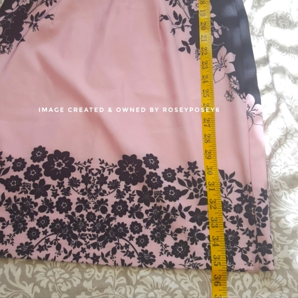 New York & Co Career Pink Floral Sheath Dress - Picture 6 of 7